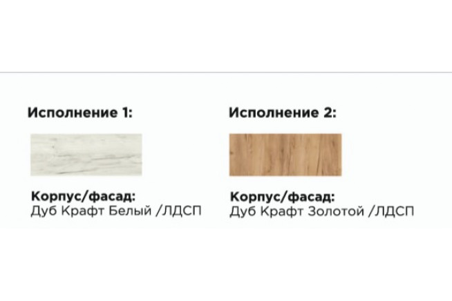 Феникс Антресоль к 2-х дверному шкафу (Дуб крафт ЗОЛОТОЙ)