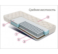 Матрац СОФТ 1,2*2,0 Сильвер